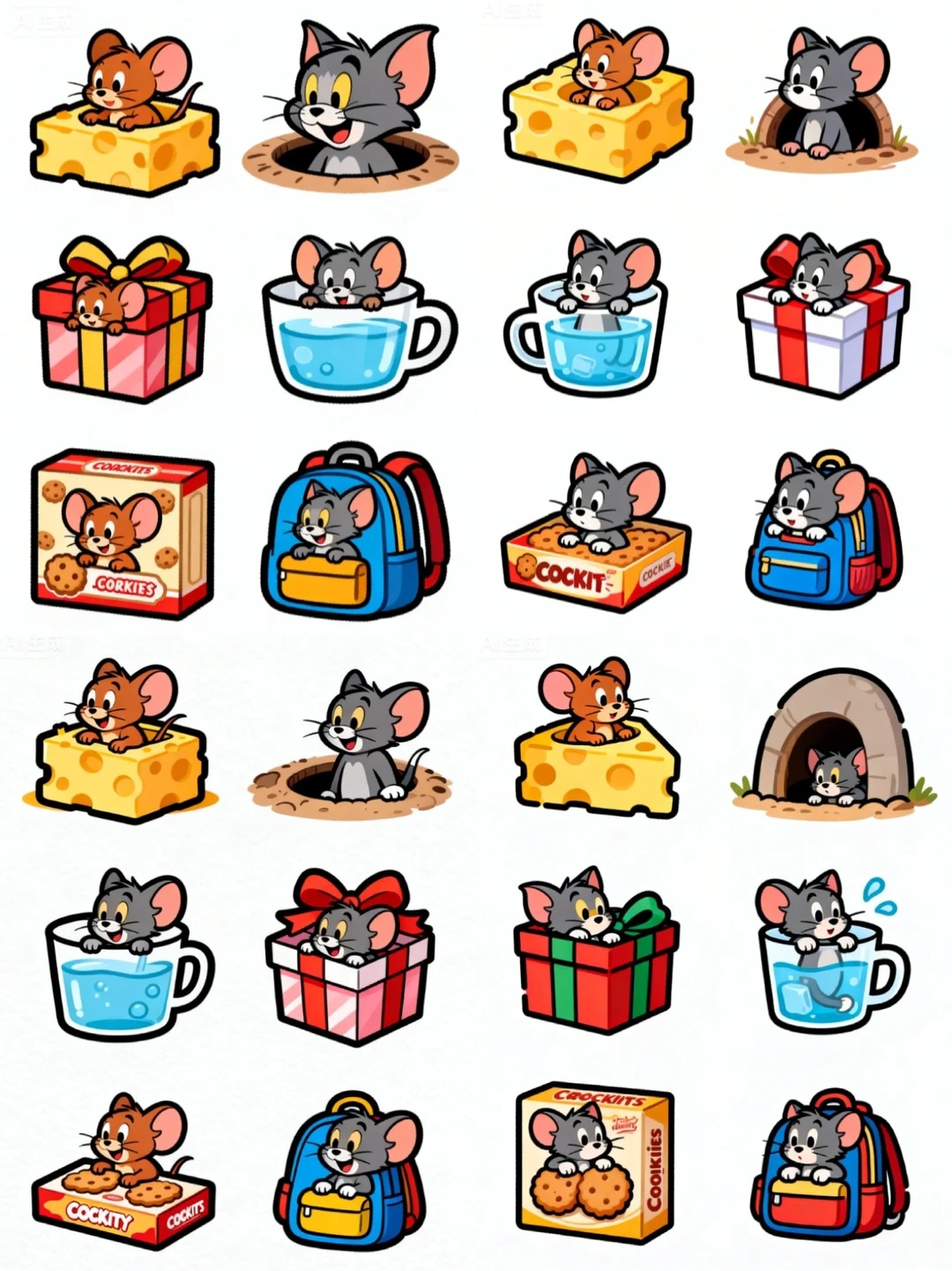 沉浸式拼豆｜猫和老鼠经典角色全解锁🔓